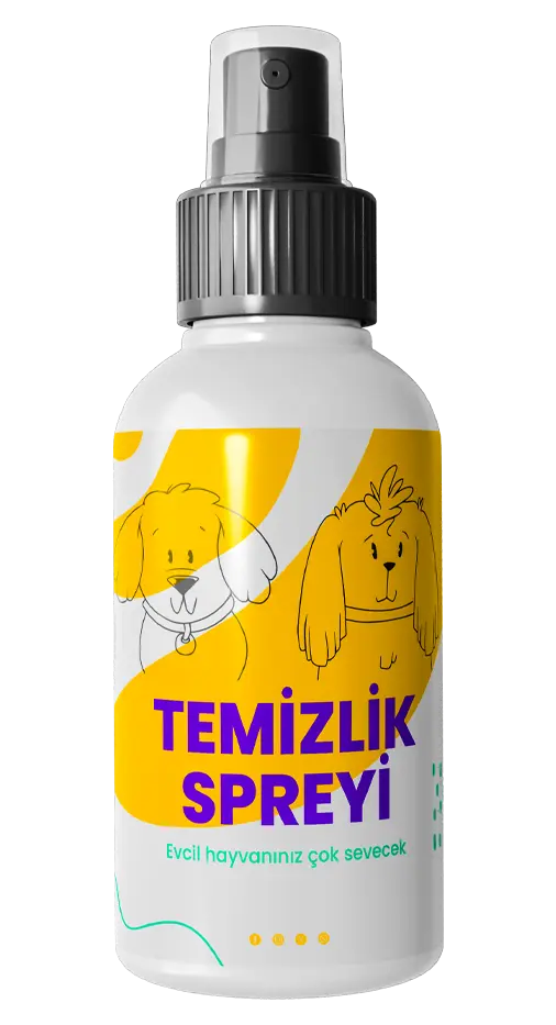 Pet Cleaning Spray Label